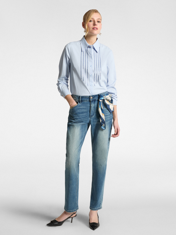 Jeans 5 tasche regular, "Rose"