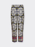 Pantaloni cropped stampati image number 4