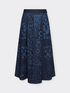 Gonna midi in denim laserato image number 4