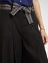 Pantaloni ampi con cintura a righe image number 3