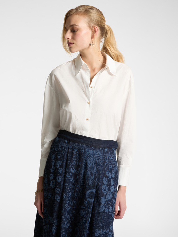 Camicia in tessuto stretch