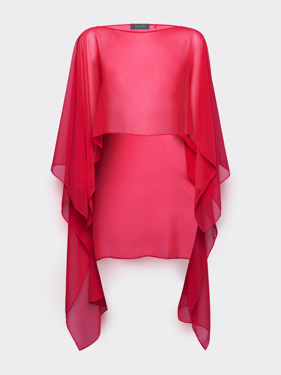 Stola ampia in georgette