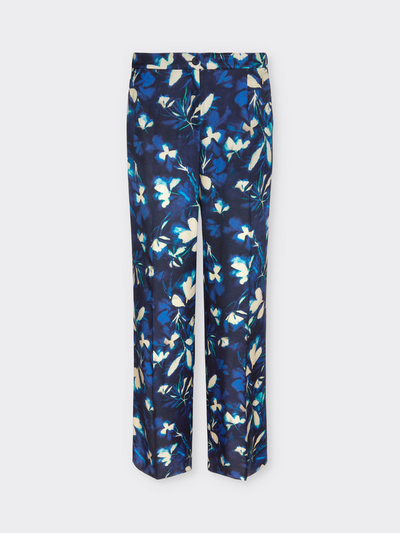 Pantaloni eleganti floreali