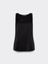Top V neck in viscosa stretch image number 4