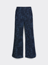 Jeans cropped dal disegno foliage image number 4