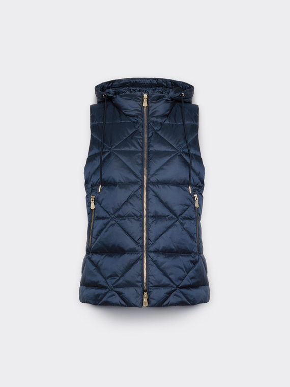 Gilet in nylon riciclato