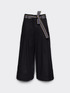 Pantaloni ampi con cintura a righe image number 4