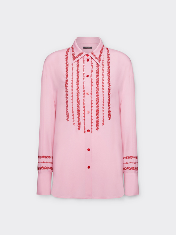 Camicia ricamata