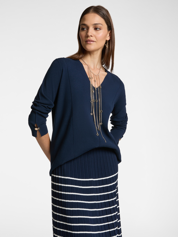 Maglia con scollo a V