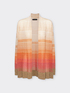 Cardigan a righe sfumate image number 4