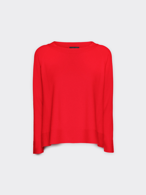 Maglia con scollo a barchetta