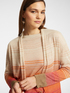Cardigan a righe sfumate image number 3