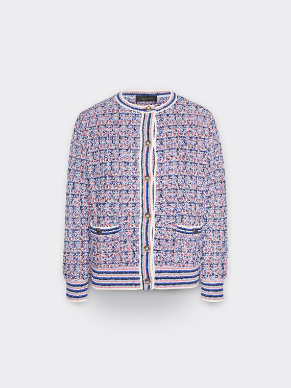 Giacca in maglia intrecciata