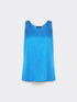 Top V neck in viscosa stretch image number 4