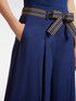Pantaloni ampi con cintura a righe image number 3