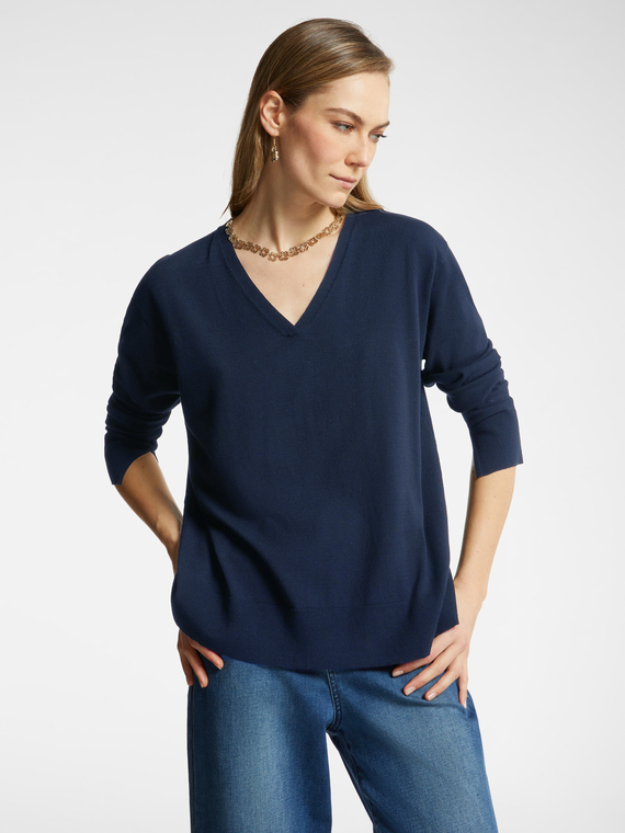 Maglia con scollo a V