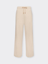 Pantaloni in maglia con bordi a righe image number 5