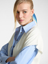 Gilet lungo con maniche corte image number 3