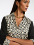 Geometric print T-shirt image number 3