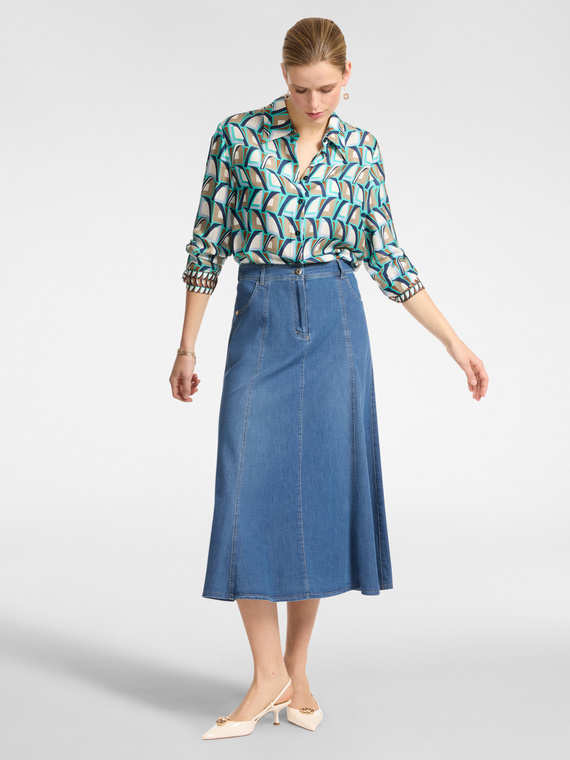 Gonna svasata in Chambray