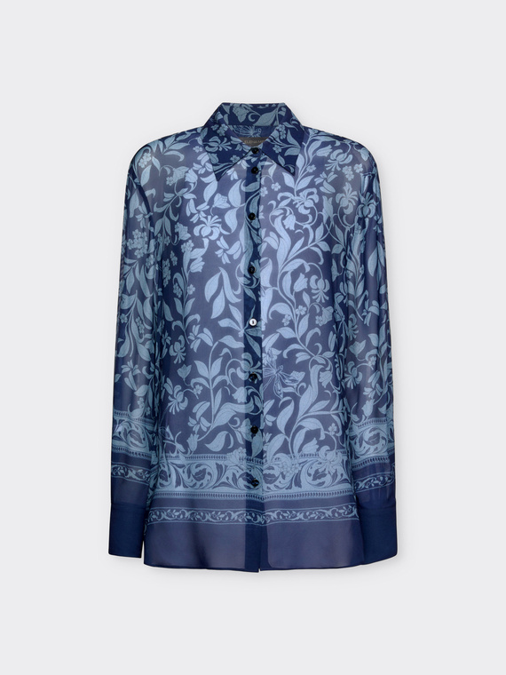Camicia dalla stampa foliage