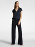 Blusa in raso con scollo a V image number 2