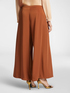 Pantaloni ampi cropped con pieghe image number 1