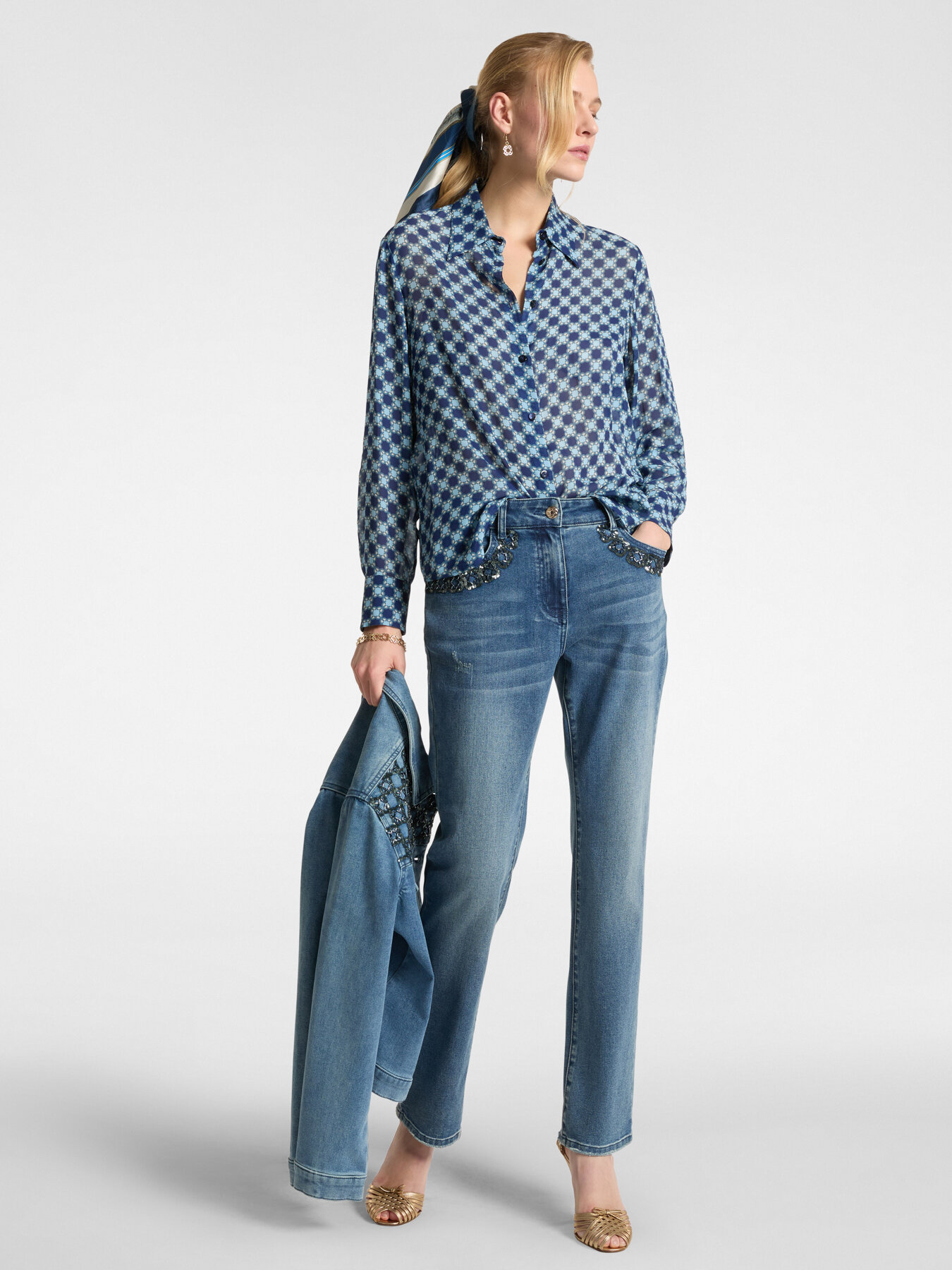 Jeans 5 tasche regular, "Rose" image number 0