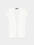 Gilet lungo con maniche corte image number 4