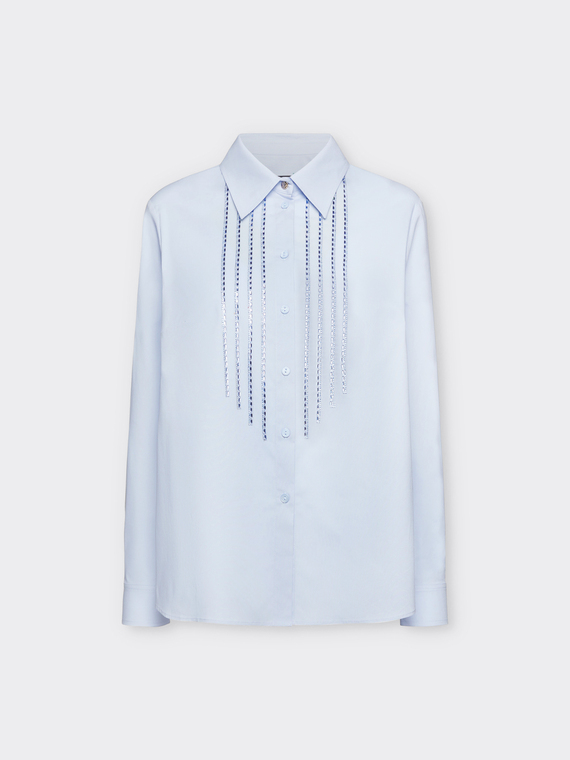 Camicia con applicazioni davanti