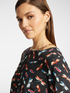Blusa dalla stampa libellule image number 3