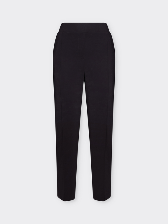 Pantaloni pull on gamba dritta