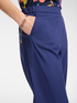Pantaloni balloon in cotone stretch image number 3