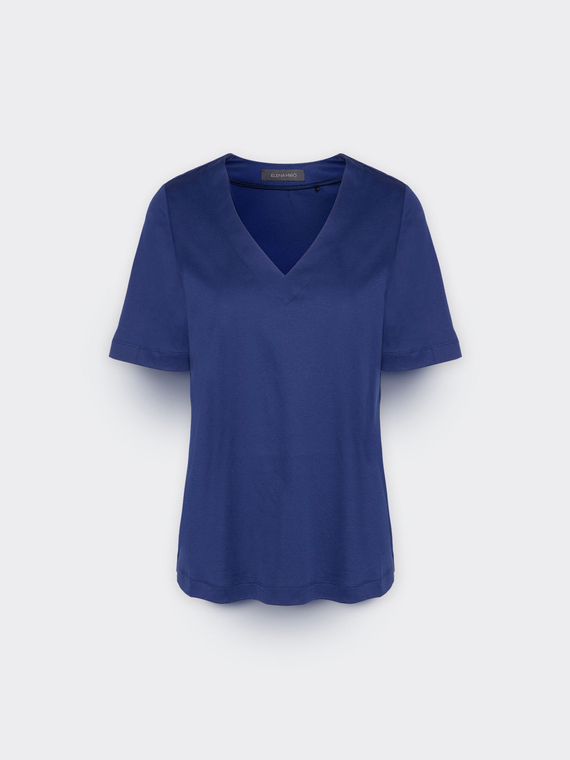 T-shirt con scollo a V