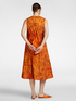 Abito stampato in cotone stretch image number 1