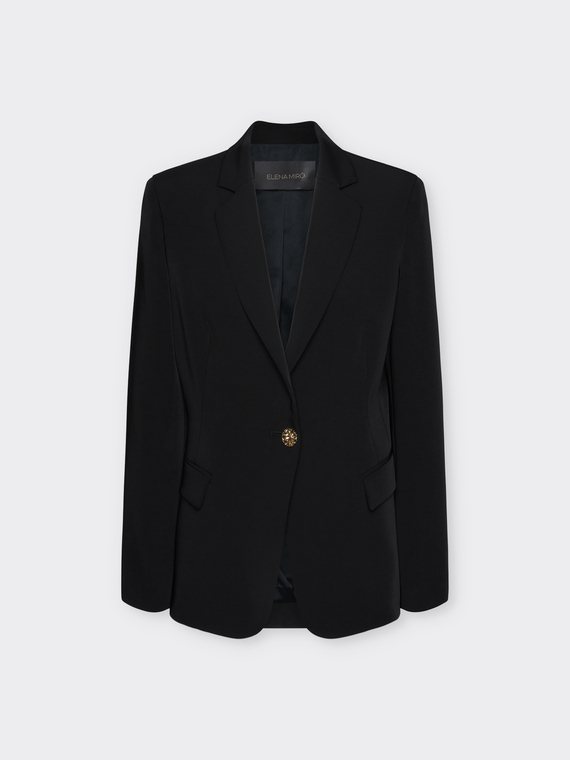 Blazer in cady stretch