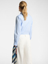 Camicia Oxford con volant lungo il davanti image number 1