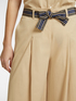 Pantaloni ampi con cintura a righe image number 3