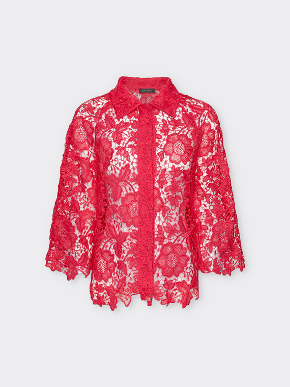 Giacca in pizzo macramé