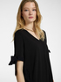 T-shirt over con fiocchi a fondo manica image number 2