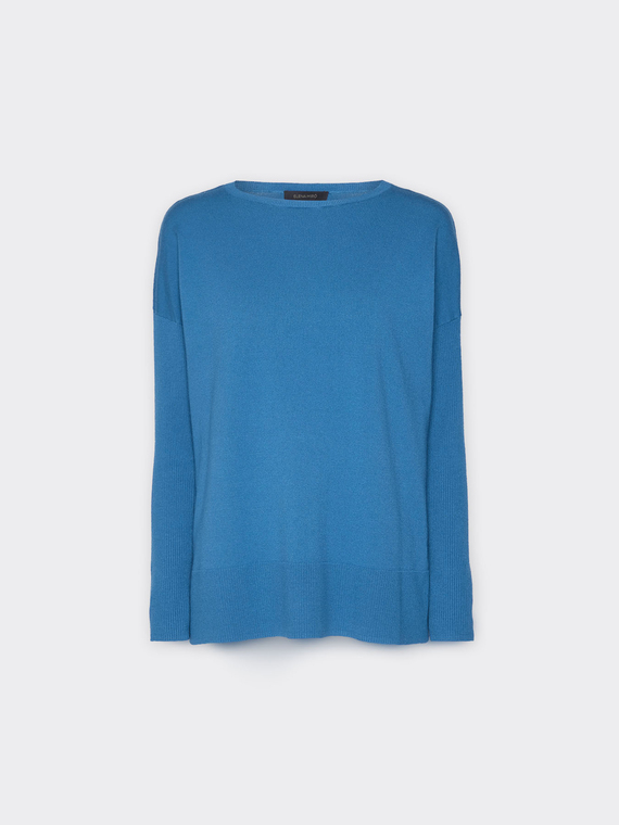 Shirt mit Bootausschnitt