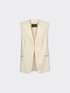 Blazer senza maniche in crepe cady image number 5