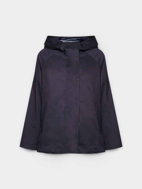 Parka layering in cotone