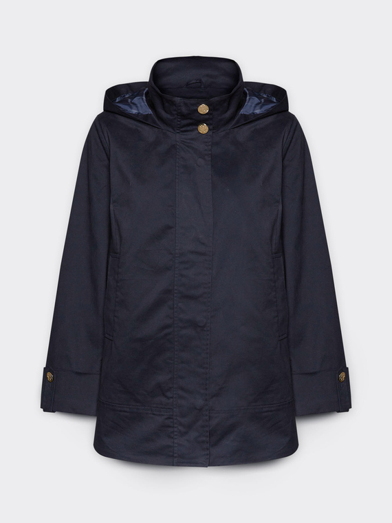 Parka in cotone con cappuccio