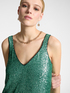 Abito lungo full paillettes image number 3