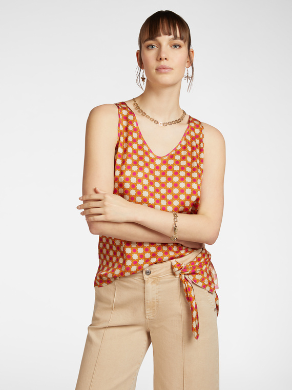 Top dalla stampa Monogram