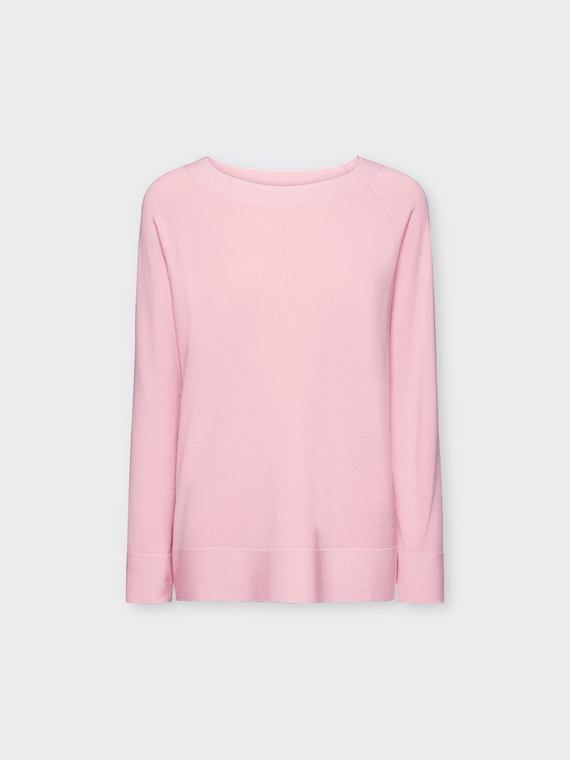 Maglia con scollo a barchetta