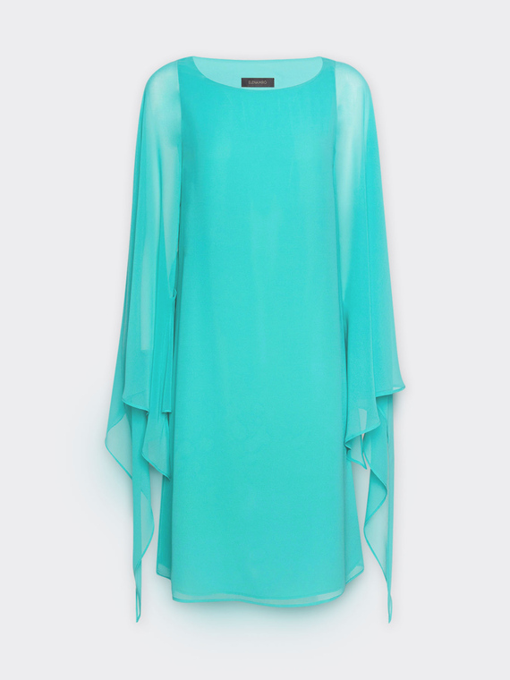 Abito elegante con mantella