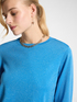 Maglia lurex con maniche a tre quarti image number 3