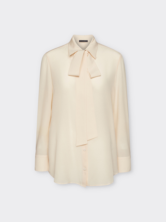 Camicia in seta con fusciacca
